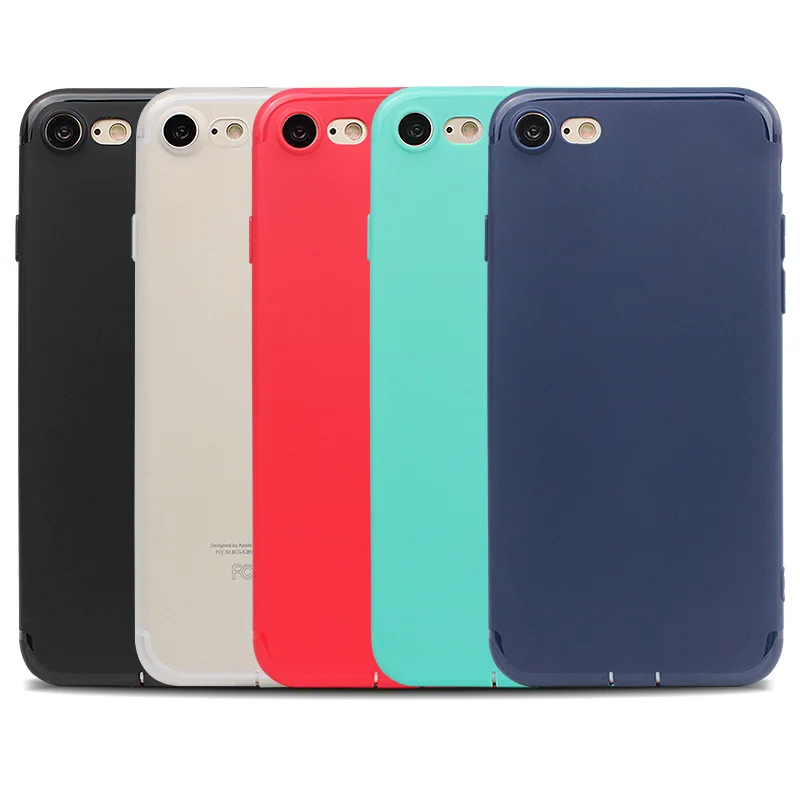 

Jamular Soft TPU Candy Color Phone Cases For iPhone 8 7Plus Matte Silicon Cover For iPhone 6 6s 6Plus 7 8 Coque Fundas Capinhas