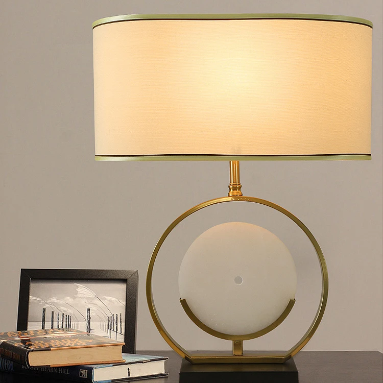 Led E27 Nordic Iron Fabric Jade Led Lamp.led Light.table Lamp.desk Lamp