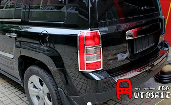 

ABS Chrome Plated Taillight Tail Light Frame Trim 2pcs For Jeep Patriot 2011 2012 2013 2014 2015