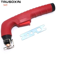 Inverter DC Air Plasma Torch S45 Head Body Air-cooled Cutting Torch for CNC Plasma Cutting Machine Central Connector Inverter DC Air Plasma Torch S45 Head Body Air-cooled Cutting Torch for CNC Plasma Cutting Machine Central Connector