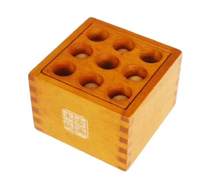 wooden puzzles cube box for kids 750-7