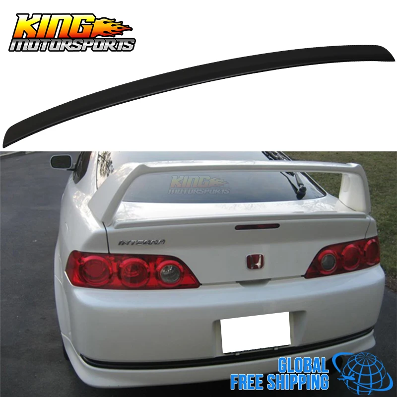 Fits 02-06 Acura RSX DC5 Rear Trunk Spoiler Wing Carbon Fiber Mini Deck Lid...