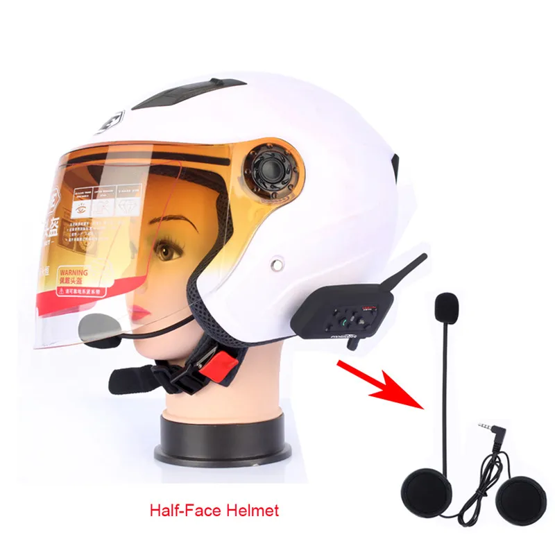 2 pc Fodsports V6 Pro V4 Bluetooth Intercom Kopfhörer Motorrad Bluetooth Helm Sprech Hart Rohr Noise Reduktion 2 pc Fodsports V6 Pro V4 Bluetooth Intercom Kopfhörer Motorrad Bluetooth Helm Sprech Hart Rohr Noise Reduktion
