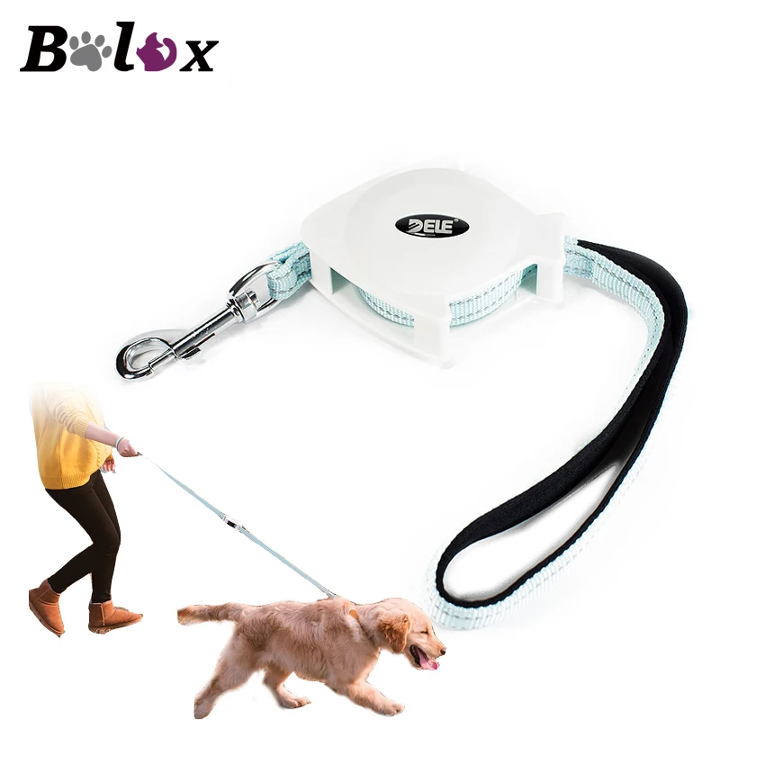BOLUX Dog Leashes For Small Medium Dogs Accessories Adjustable 1.4m Dog Leash Bidirectional Automatic Extension Pet Leashes