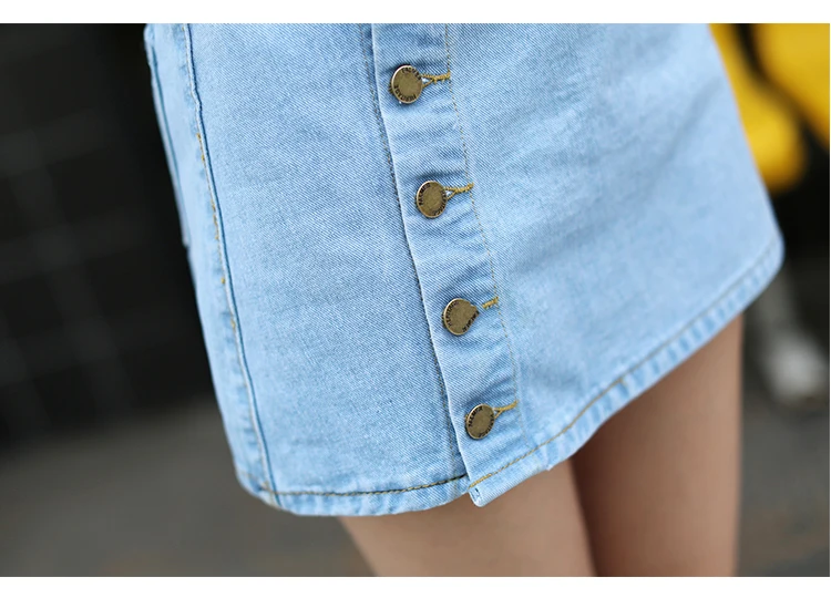 Летние джинсовые шорты модная настоящая джинсовая юбка с шортами Высокая талия легкая джинсовая юбка корейские сексуальные шорты для женщин