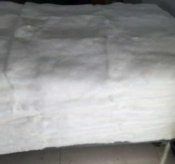 

Top grade Rex Rabbit fur rug blanket Natural white Rex rabbit fur plate