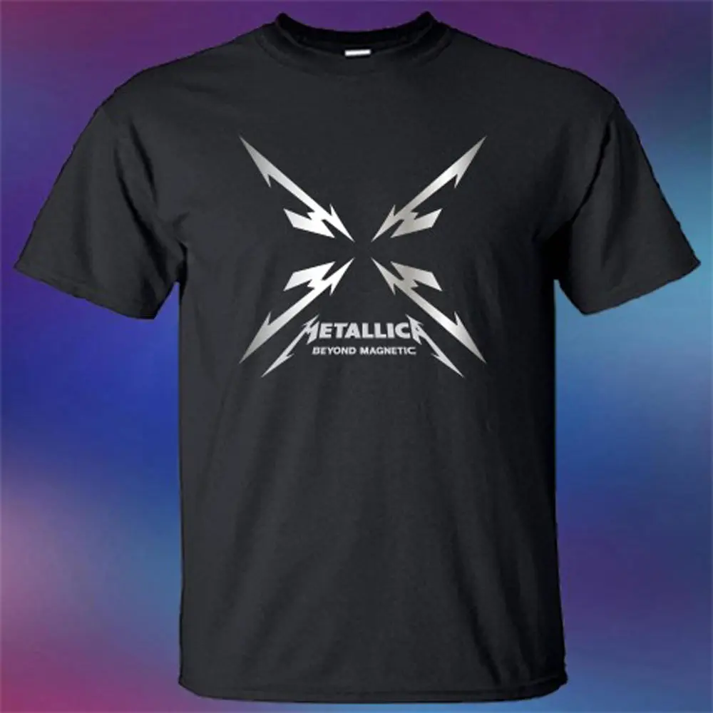 Новый Metallica за Магнитная heavy metal band Для мужчин черный футболка Размеры S-3XL | Мужская
