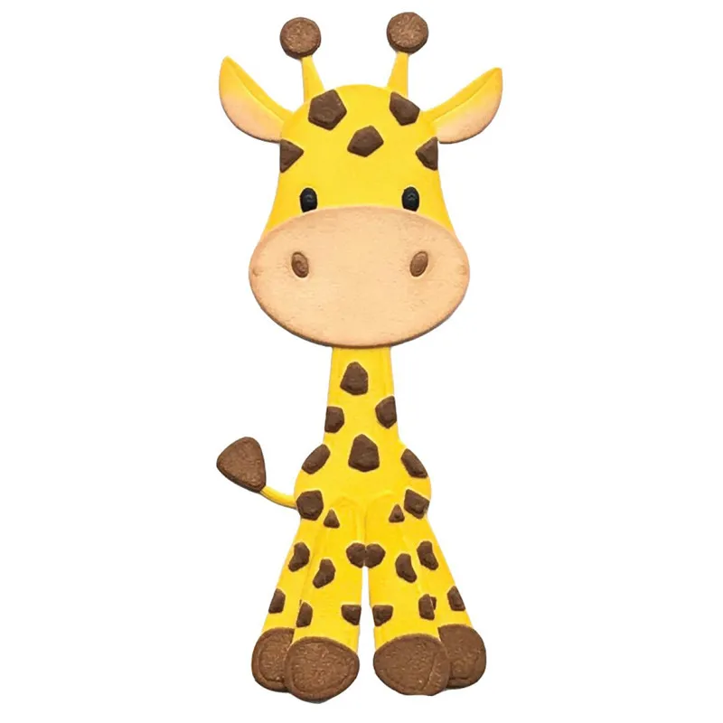 

Naifumodo Die New Craft Metal Cutting Die Giraffe Animal Stencil for DIY Scrapbooking Decorative Embossing Card Template