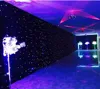 Blue+White LED Stage Drape Star Cloth Curtain Backdrop Background Screen with Controller for Wedding Christmas Party Customed ► Photo 1/6