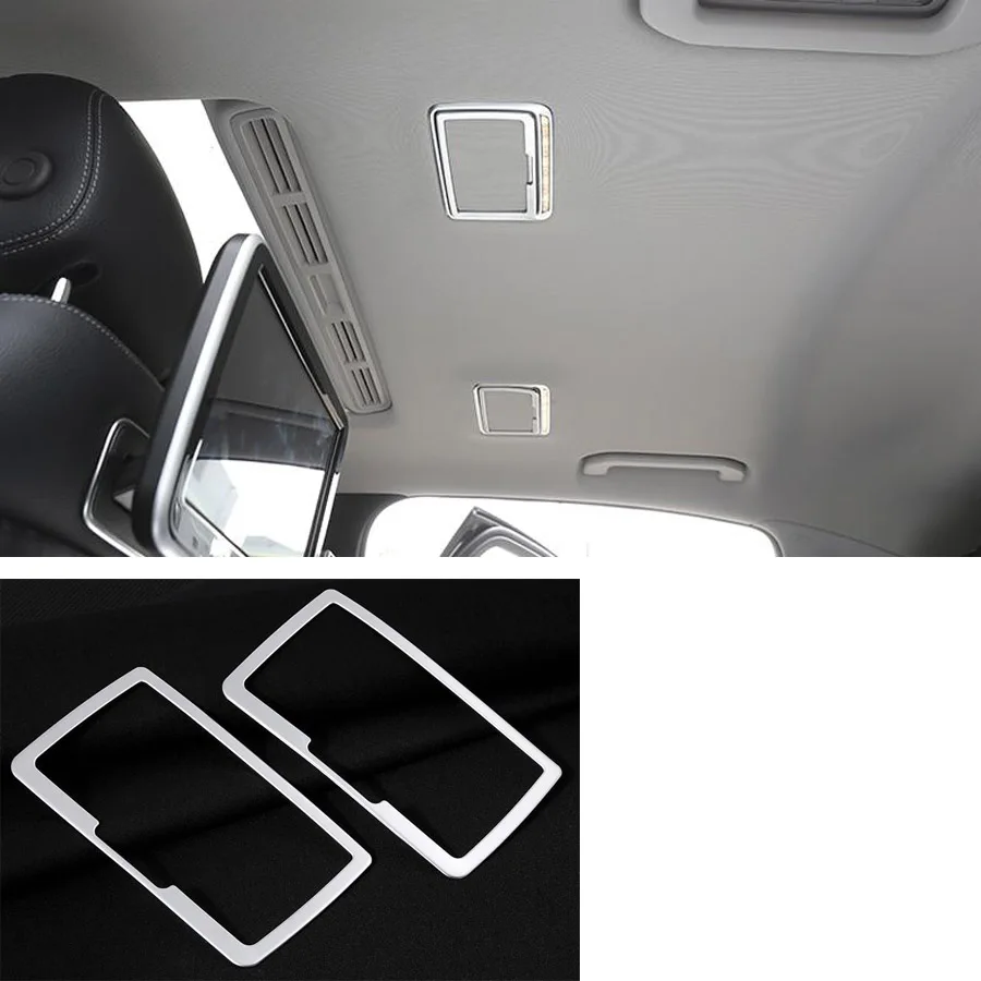 YAQUICKA For Mercedes Benz E Class W213 E200l 300 2016-2018 Car Interior Rear Reading Light Lamp Frame Trim Styling Parts ABS YAQUICKA For Mercedes Benz E Class W213 E200l 300 2016-2018 Car Interior Rear Reading Light Lamp Frame Trim Styling Parts ABS