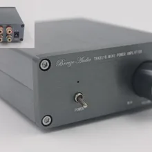 TPA3116 2*100 Вт HiFi класс 2,0 стерео цифровой усилитель мощности аудио мини алюминиевый корпус AMP с NE5532 amplificador