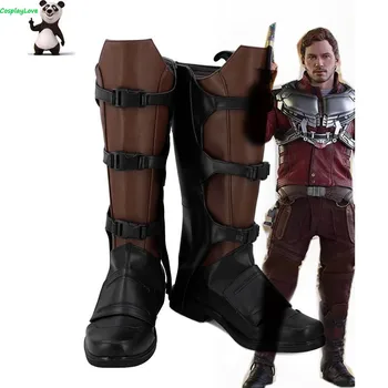 

Marvel Guardians Of The Galaxy Vol. 2 Star-Lord Peter Jason Quill Cosplay Shoes Long Boots Custom Made For Christmas CosplayLove