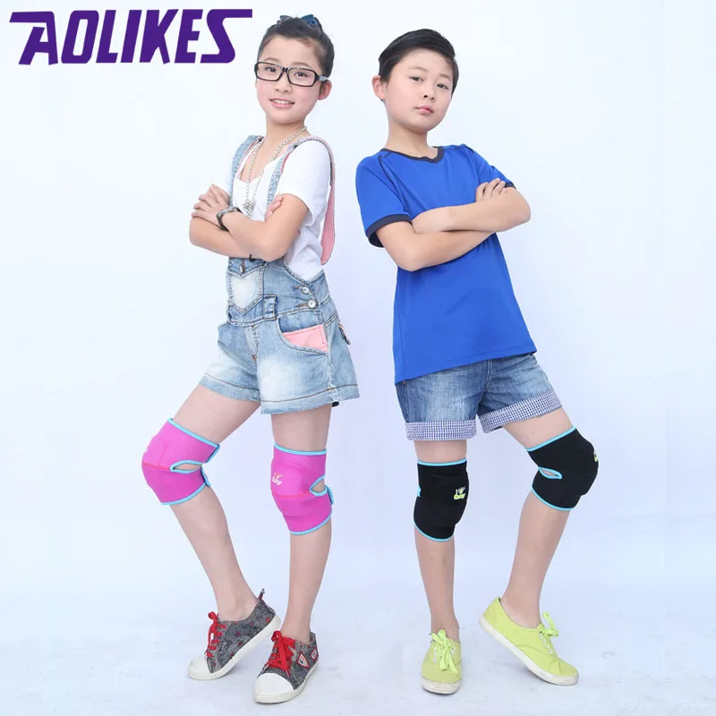 

1Pair Sports Gym Fitness Kids Knee Support Knees Pads Joint Protector Thicken Sponge Pad Dance Ski Football Boy Girl Knee Sleeve