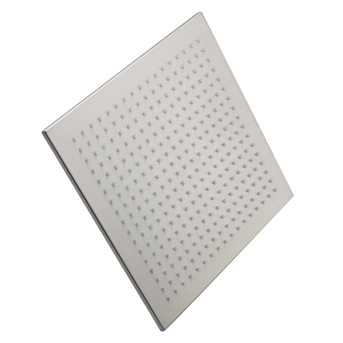 

Ceiling Mounted 12" Square 3 Color Stainless LED Rainfall Shower Head Brushed