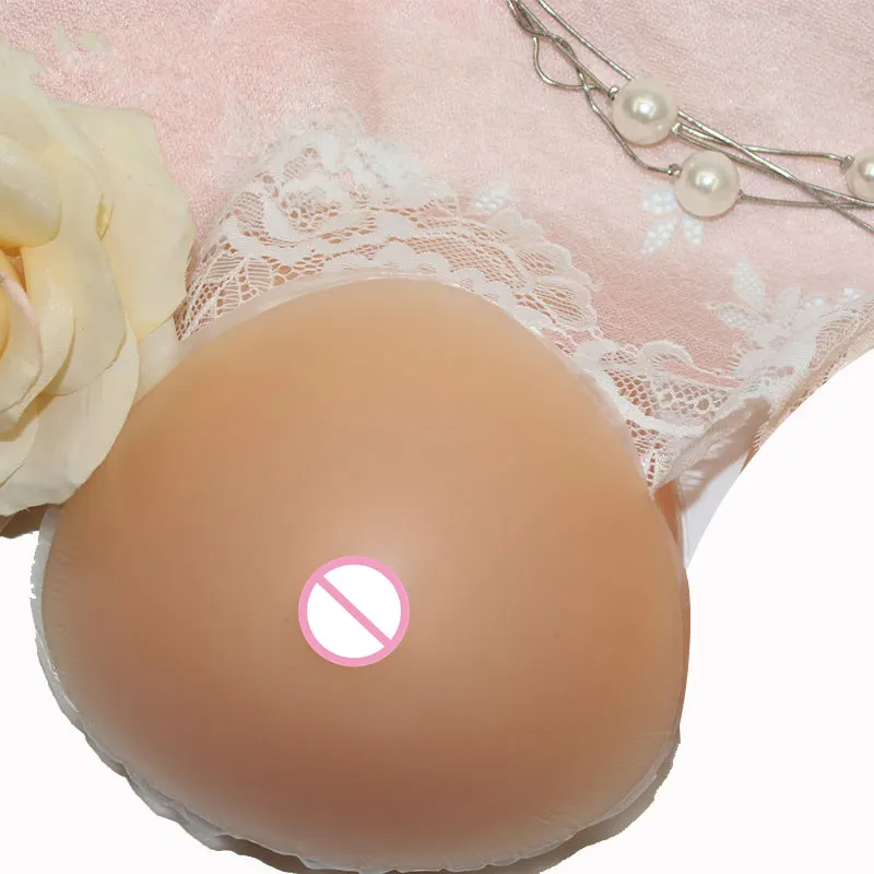 

2018 Hot Sale 500g/piece Soft Natural Perfect Mastectomy Silicone Breast Form Artificial Fake Boob for Women Cancer Enhancers