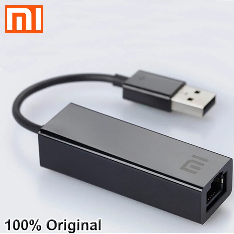 Original Xiaomi Usb To Rj45 External Card Adapter 10/100mbps