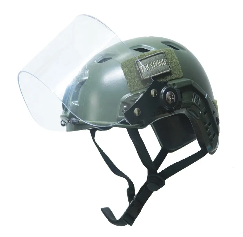 TAK YIYING тактический шлем крышка шлем аксессуары быстро прыгающая защитная маска для лица шлем очки защитный Быстрый Шлем - Цвет: GREEN