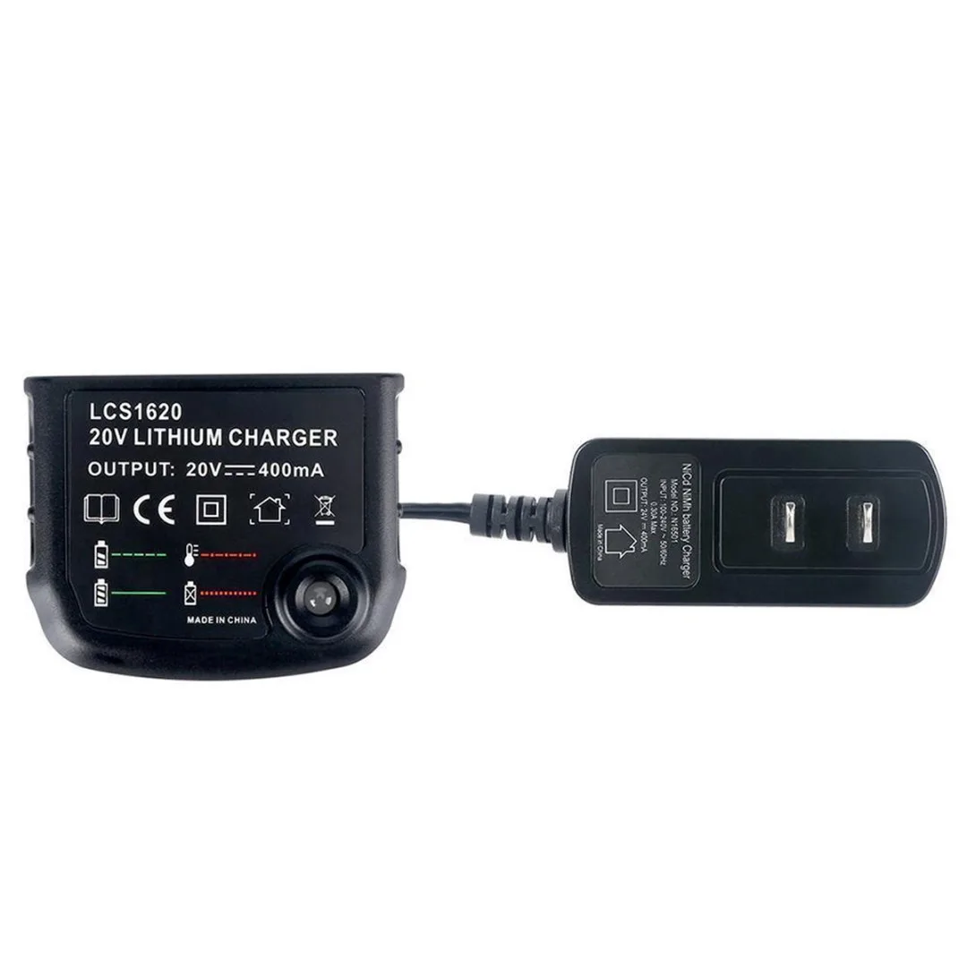 20V Portable LED Indication Lithium Ion Battery Charger Quick Battery Charging Station Safe for Ele