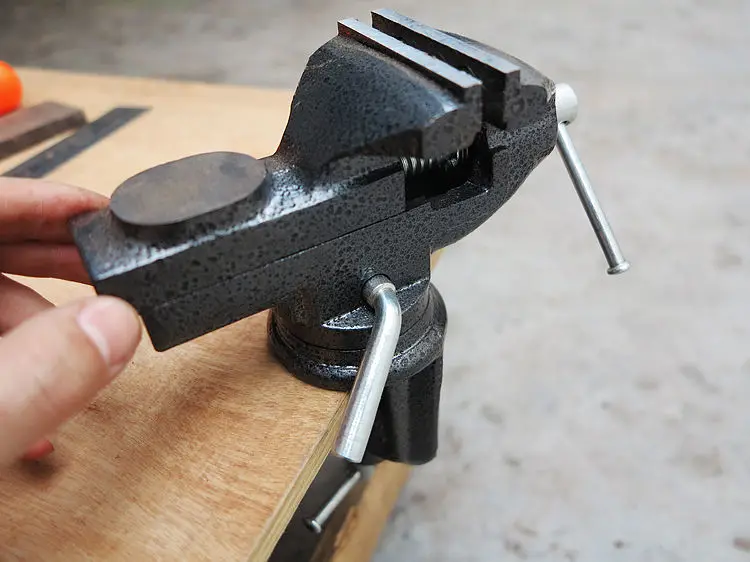 DIY настольные тиски мини полностью чугунные с углом вращения 360 градусов