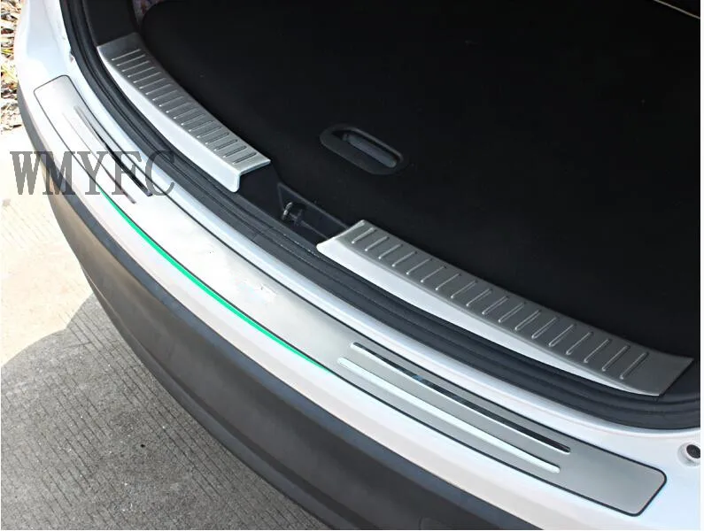 Rear Bumper Protector Tail Tailgate Trunk Guard Sill Plate Scuff Trim Cover For Mazda CX-5 CX5 2012 2013 2014 - 2016 Accessories |