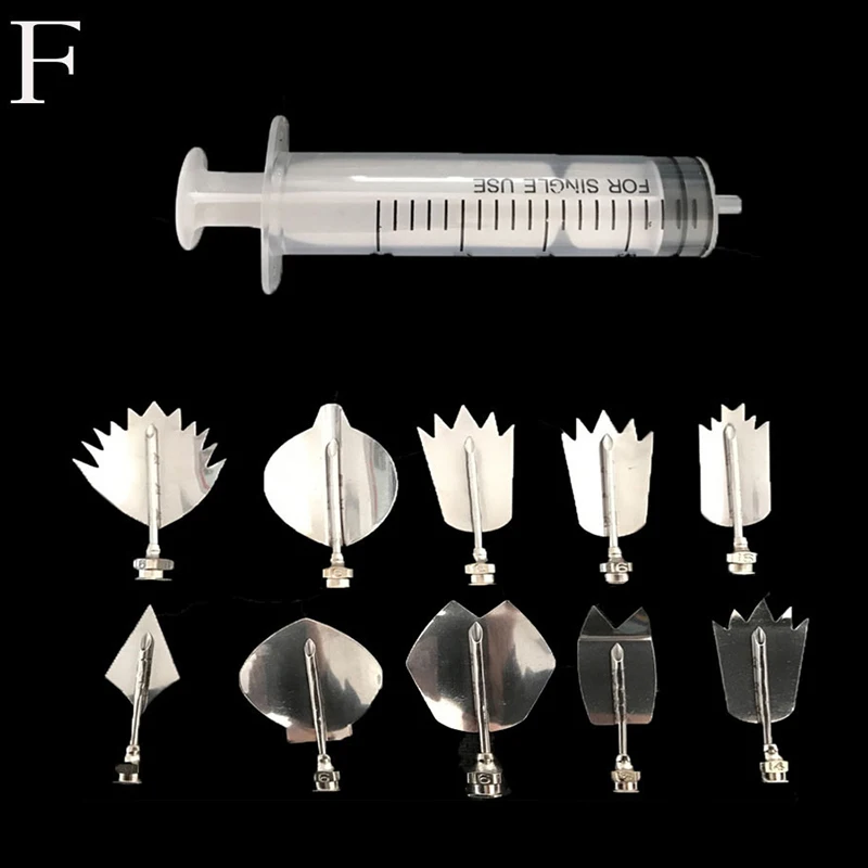 Различные стильные модные желатиновые художественные инструменты Gracilaria Желе 3D торт из желе Инструменты 10 шт с иглами для выпечки наборы#233157