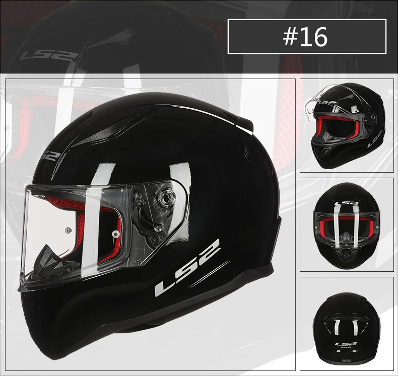 Новое поступление LS2 FF353 анфас мотоциклетный шлем ABS усиленный пластиковый корпус для мужчин и женщин гоночный мотоцикл оригинальные LS2 Шлемы