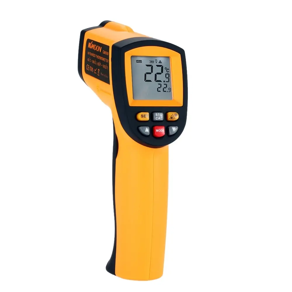 

Precise Infrared Thermometer Gun Non-Contact Laser IR Thermometer -50-90 Degree w/ Alarm MAX/MIN/AVG/DIF Measuring Tool