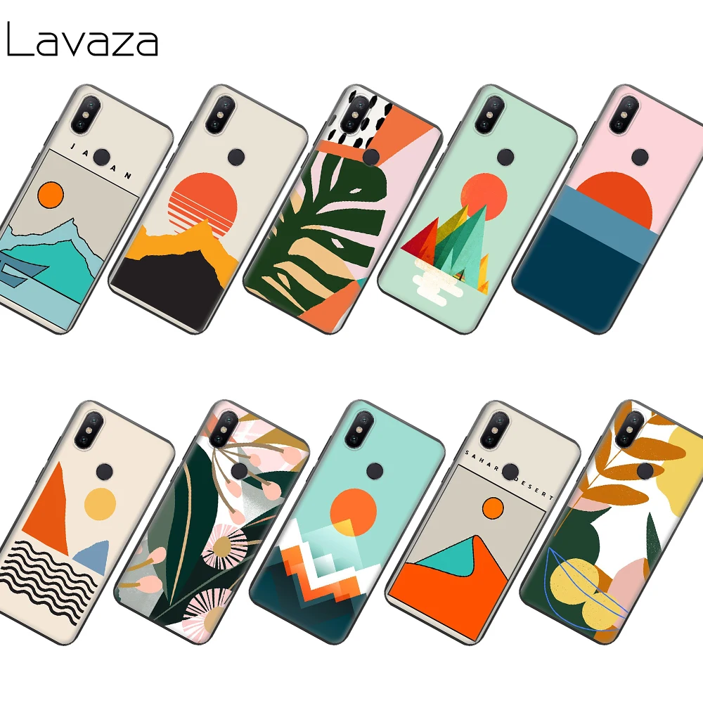 Цветной чехол Lavaza из ТПУ с геометрическим рисунком для Xiaomi MI Redmi Poco X2 K30 Note 8T 10 6 8 9 9se