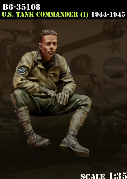 

U.S. TANK COMMANDER 1/35 Resin Model Kit