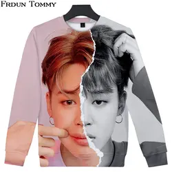 Frdun Tommy 3D BTS Love Yourself новый стиль круглый воротник толстовка Bangtan обувь для мальчиков Высокое качество модные популярные мягкие