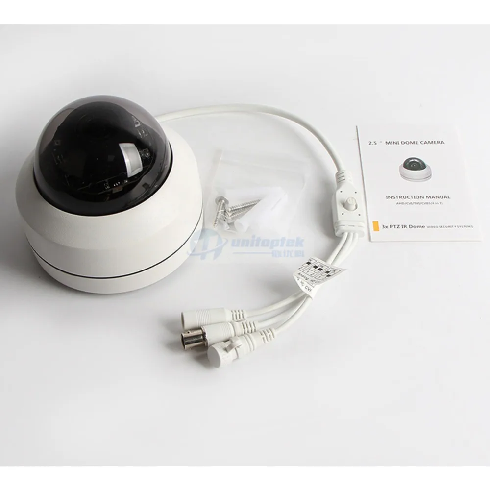 4 в 1 AHD CVI TVI Dip переключатель PTZ купольная камера 2 5 дюймов 2MP 1080 P 3X оптический зум