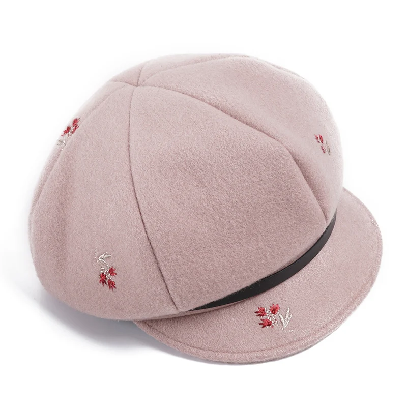 Charles Perra, Брендовые женские шапки, осенняя новинка, Корейская версия, берет, модные женские кепки, элегантная восьмиугольная шляпа 1269