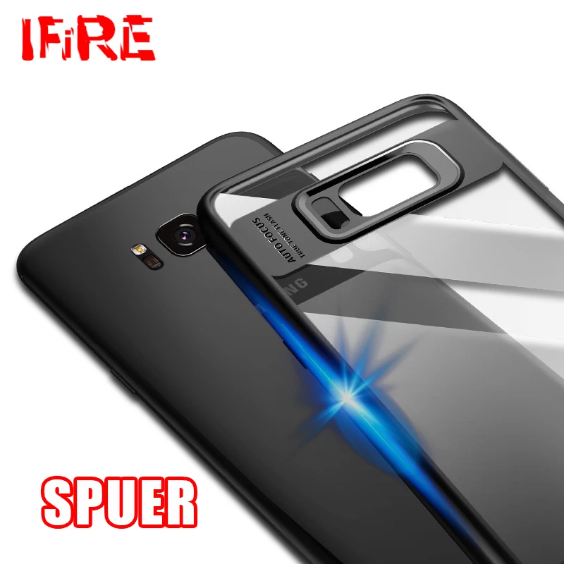 

Anti-knock Soft Silicone Case For Samsung Galaxy A5 2017 S8 Plus TPU & Acrylic Transparent Back Cover For Galaxy S8 A7 2017 Case