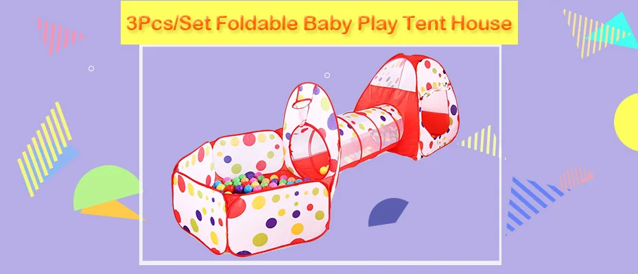 Colorful Kid Play Tent Ocean Ball Play House For Kid Tipi Tent Folded Portable Baby Outdoor Game Tent For Kids Easy Babysitter
