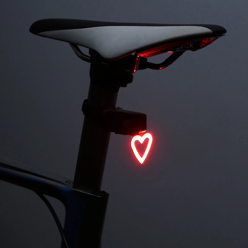 Unique LED Bicycle Rear Light | Multi Lighting Modes | USB Charge