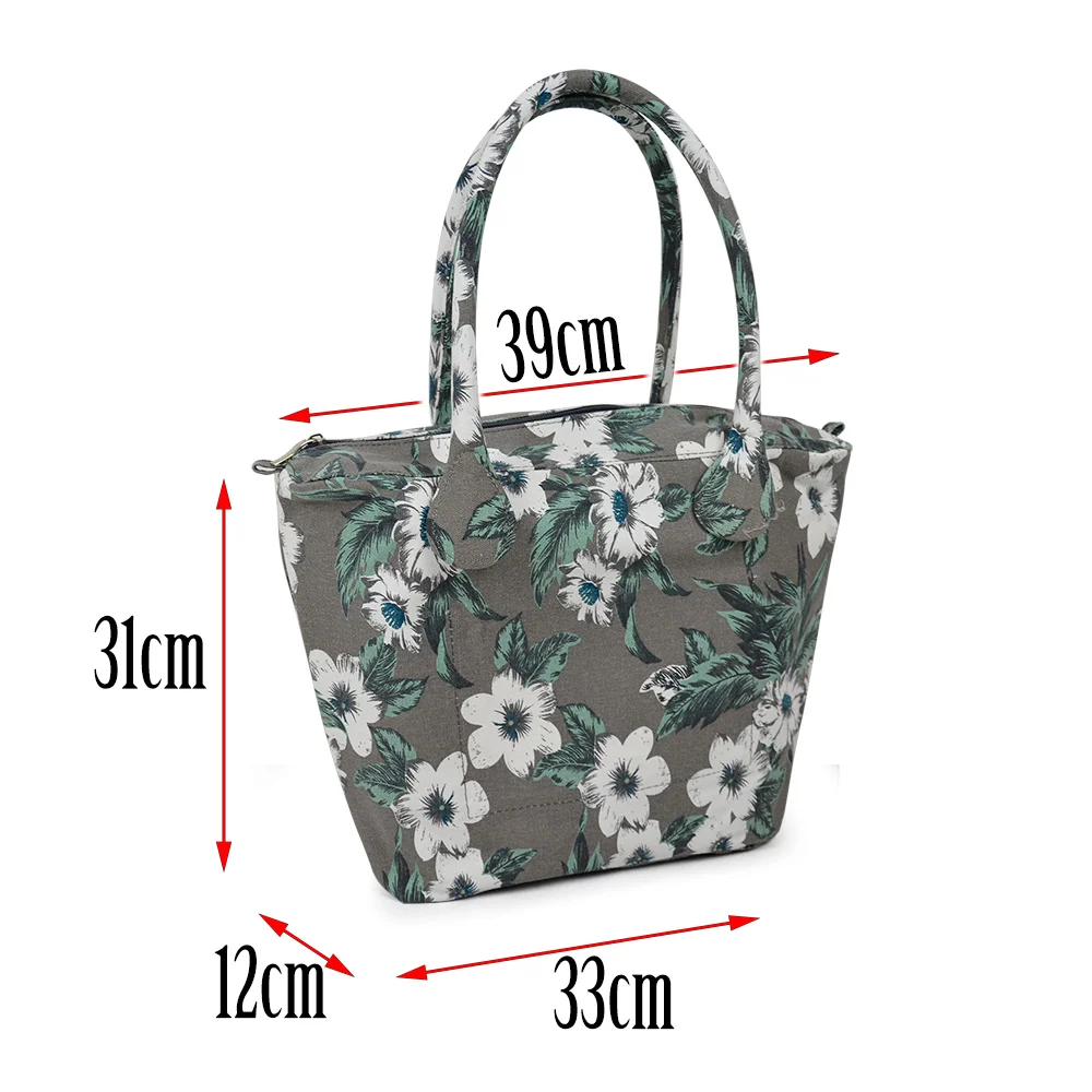 TANQU Длинная Круглая Цветочная холщовая ручка с подкладкой для Obag Классическая O