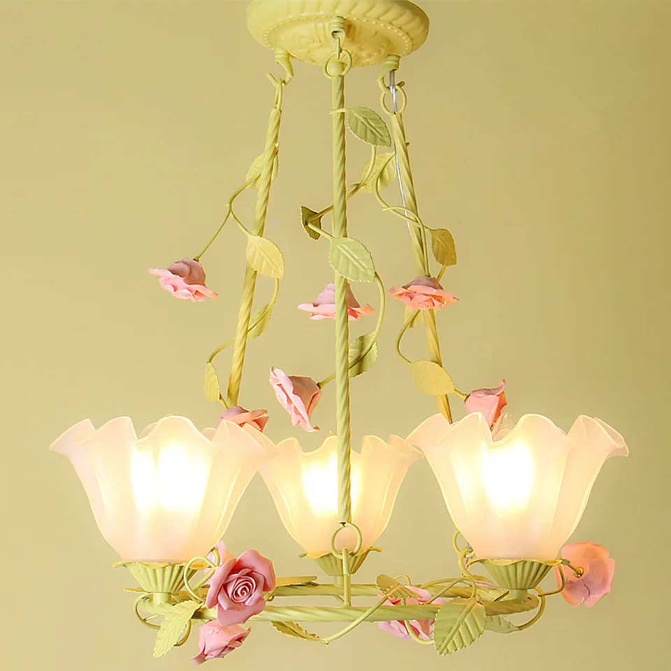 flower chandelier nursery