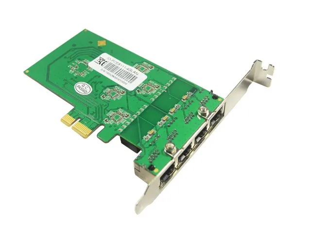 Pci-express 4 Порты Gigabit Ethernet карты контроллера, rtl8111 Чипсет, поддержка Low Profile кронштейн pcie до 10/100/1000 Мбит/с