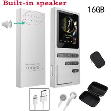 16 Гб MP3-плеер Mp3 музыкальный плеер, полностью металлический mp3-плеер с диктофоном Громкоговоритель Поддержка TF видео электронная книга фотографии