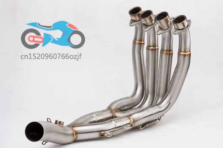 motorcycle exhaust link pipe connector middle pipe R6 exhaust R6 link pipe YZF R6 muffler