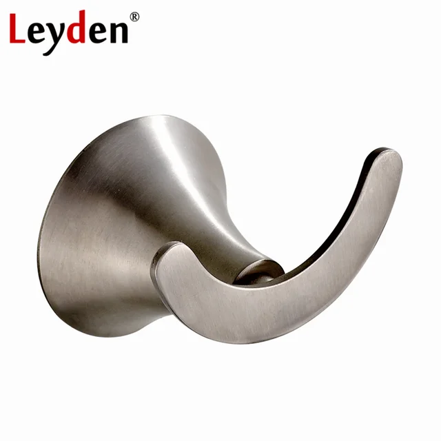 Leyden Stainless Steel Towel Hook Brushed Nickel Wall Mount Robe Leyden Stainless Steel Towel Hook Brushed Nickel Wall Mount Robe Bathroom Hanging Coat Hooks