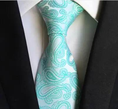 Уникальный дизайн средства ухода за кожей шеи галстук 8 см формальные классический мятно зеленый цветочный галстуки высокого качества