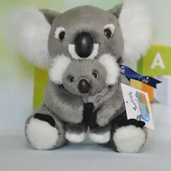 Большой плюшевый коала игрушка высокое качество коала мать и ребенок кукла подарок около 33 см