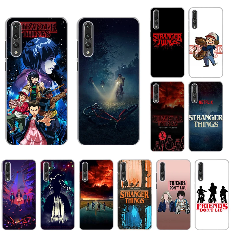 

Stranger Things best kids Clear Hard Cover Case for huawei P30 P30lite P30Pro P20 P20lite P20Pro P10plus P10lite Psmate2019 P9