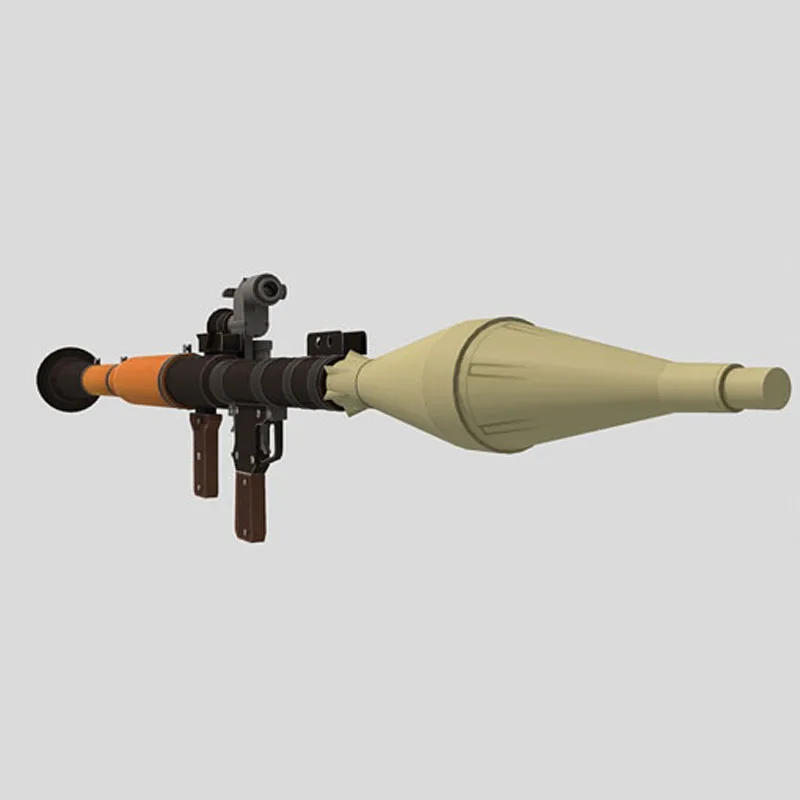 DIY 1:1 в натуральную величину RPG-7 пусковая Бумажная модель Сборка ручной работы 3D игра-головоломка детская игрушка