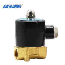 Normally Open Electric Solenoid Valve Water Air N/O 2 Way 1/4 Normally Open Electric Solenoid Valve Water Air N/O 2 Way 1/4