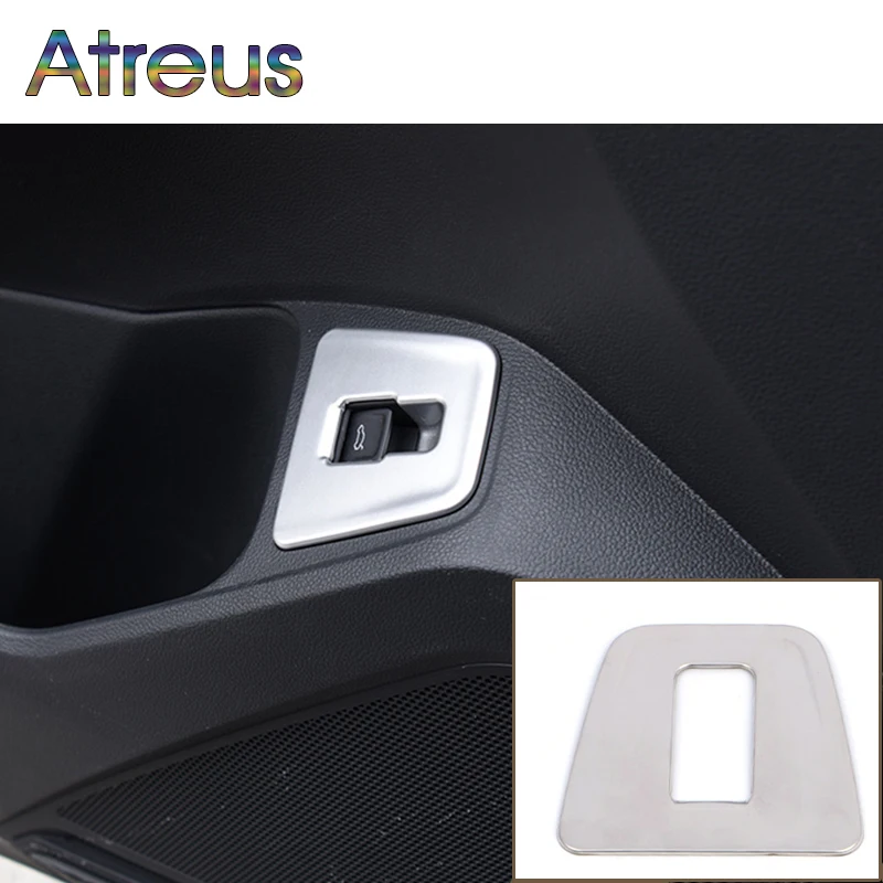 

Atreus 1pcs Stainless Steel Trunk Switch Button Panel Covers Stickers For Volkswagen VW Tiguan Mk2 2016 2017 2018 Accessories
