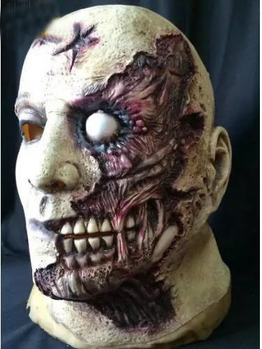 CS Cosplay Horror Skull Zombie airsoft mask Ghost Latex
