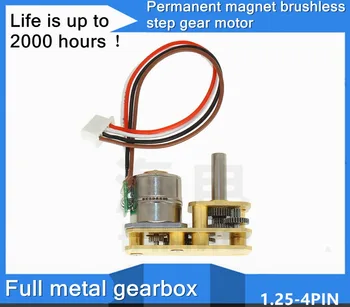

Permanent magnet 10*24mm flip chip,10BY Micro stepp brushless gear motor FULL Metal gearbox 2 phase 4 line,(1:100 or Choose!)