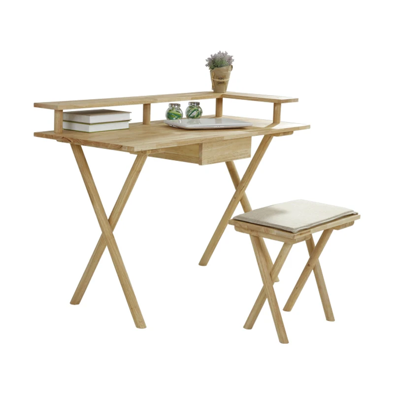 Excellent Louis Fashion Computer Desks Nordic Modern Simplified Japanese Solid Wood Desktop Bedroom Study Home Student Writing 1